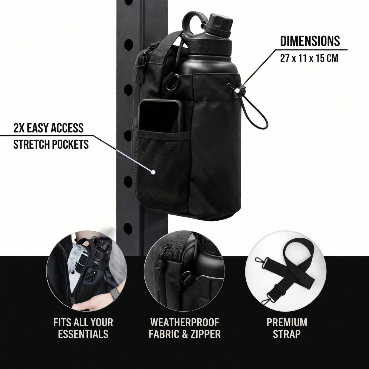 OZTERRA Magnetic Gym Bag