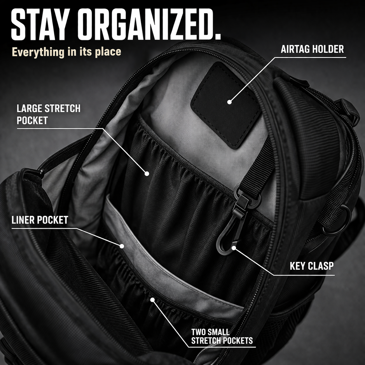 OZTERRA Magnetic Gym Bag